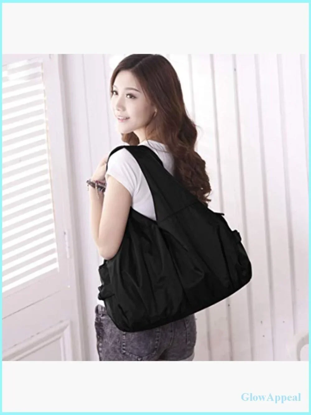 Waterproof Oxford Nylon Large Capacity Hobo Work Tote Shoulder Bag Travel